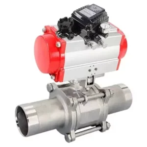 Stainless Steel AISI 304 Full-Bore Ball Valve DN10-150 BV3131P 3-Piece FP-W-ISO-H Long