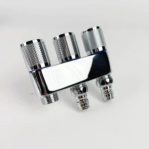 Stainless Steel Angle Valve with 3 Functions and Multiple Water Outlets for Bathroom, Toilet, Bidet, and Balcony Use