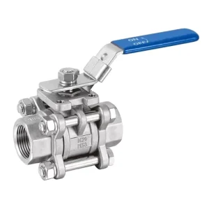 Stainless Steel Ball Valve 1000PSI Capacity DN15 DN50 Port Size Full Port Manual Control BSP Thread for Water Oil Gas Flow