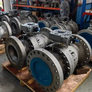 Stainless Steel Ball Valve ASME B16.34 Metal Seated Valve CE PED NACE MR0175 MR0103 Corrosion Resistant