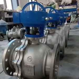 Stainless Steel Ball Valve ASME B16.34 Metal Seated Valve Oil and Gas Pipeline Waterworks Limit Switch and Solenoid