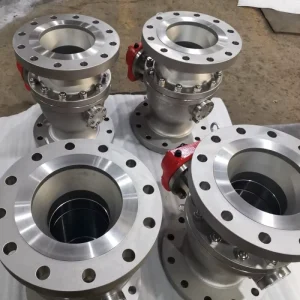 Stainless Steel Ball Valve ASME B16.34 Metal Seated Valve Power Plant Manual Valve Pneumatic Actuated
