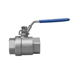 Stainless Steel Ball Valve DN25 to DN150 2 piece Female Threaded Female Water Ball Valve