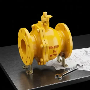 Stainless Steel Ball Valve Series F316 CF8M Class 150 PN16 DN50 3 Piece Top Entry Manual Pneumatic Electric