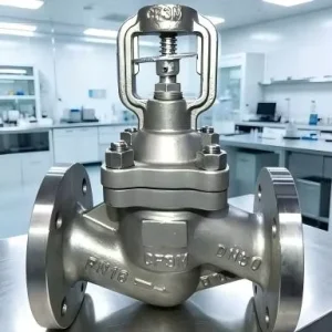 Stainless Steel Bolted-Bonnet Globe Valve 316 304 CF8 CF8M Duplex Hastelloy 6″ 8″ 10″ 12″ Class 150 Flanged NACE