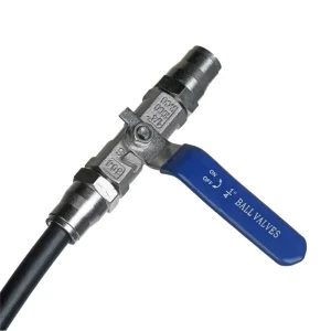 Stainless Steel Brass Shutoff Valve Ball Valve Switch 1/4″
