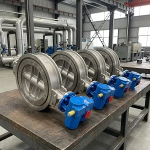 Stainless Steel Butterfly Valve Concentric Double Triple Class 150 300 DN80 DN200