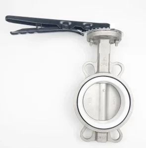Stainless Steel Butterfly Valve Manual Wafer Connection DN50-DN350 PN10/16 for Water