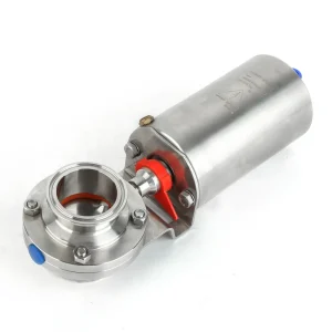 Stainless Steel Butterfly Valve with Pneumatic Actuator