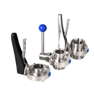 Stainless Steel Butterfly Valves Clamp Weld End Sanitary Pneumatic Electric Butterfly Valves