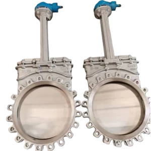 Stainless Steel Cast Iron Manual Double-action Slurry Pneumatic Flange Knife Gate Valve DN300 B3 Valve 2 Inch