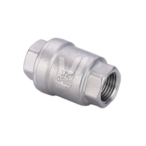 Stainless Steel Cf8m Vertical Female Thread Soft Sealing Check Valve