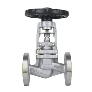 Stainless Steel Corrugated Pipe High Temperature Globe Valve High Temperature Steam Heat Transfer Oil Bellow Stop Valve