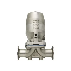 Stainless Steel Direct Way Pneumatic Sanitary Diaphragm Valve