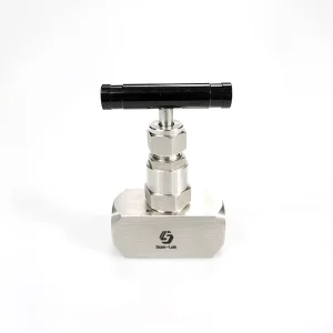 Stainless Steel Female Needle Valve Manual Control 6000-10000 psi for Gas Media