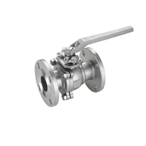 Stainless Steel Flange Ball Valve Manual Straight Through Valve for Water OEM Customizable