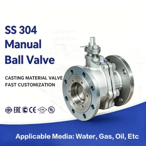 Stainless Steel Flanged Electric Floating Ball Valve with EPDM Sealing for Oil High Temperature Customization