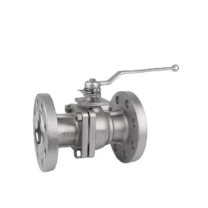 Stainless Steel Flanged End 2pc Manual Ball Valve