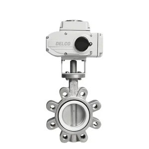 Stainless Steel Fluorine Lined Lug Type Electric Butterfly Valves