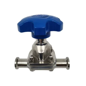 Stainless Steel Food Grade Sanitary zero Dead Leg Diaphragm Valve Manual Low Pressure Diaphragm Valve