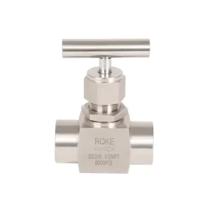 Stainless Steel Forged Manual High Pressure Instrument Oil 3000 10000 PSI NPT Female Needle Valve