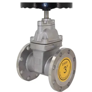 Stainless Steel Gate Valve Z45X 16P Resilient Seated Non Rising Stem for Water Supply