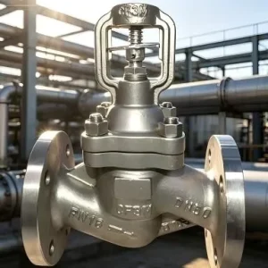 Stainless Steel Globe Valve Bellows Seal 316L 304 CF8M CF3 17 4PH 1″ 2″ 3″ 4″ Class 150 Flanged Toxic Media