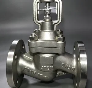 Stainless Steel Globe Valve Flanged RF 316L 304 CF8M CF3 17 4PH 3″ 4″ 6″ 8″ Class 300 Bolted Bonnet Bellows