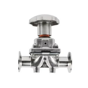 Stainless Steel Handle Sanitary Aseptic Diaphragm Valve for Pharmacy