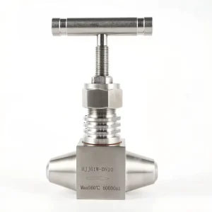 Stainless Steel High Pressure Needle Valve 6000 PSI DN10 Butt Weld End
