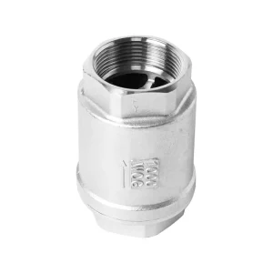Stainless Steel Industrial Non Return Vertical Lift Soft Seal Threaded Check Valve for Liquid