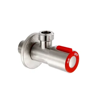 Stainless Steel Lead-Free Angle Stop Valve for Bathroom Toilet Kitchen Sink
