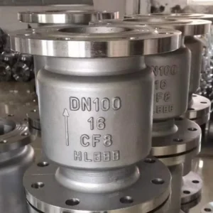 Stainless Steel Lift Check F316 PN40 DN50 Threaded NPT Ball Type