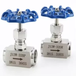 Stainless Steel Manual Bar Stock Female Thread Needle Valve for Pressure Gauge