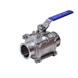 Stainless Steel Manual Clamp Ball Valve 1/2″-2″ OEM ODM for Water Gas Oil Pipeline General Use