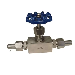 Stainless Steel Manual Design Needle Stop Valve Normal Temperature Pressure Water Control Durable Extreme Conditions 1 Way KH