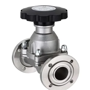 Stainless Steel Manual Diaphragm Valve Sanitary Fluid Control for Clean Applications
