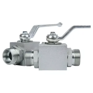Stainless Steel Manual OEM Hydraulic Two-Way High-Pressure Ball Valve for Oil and High-Temperature Applications