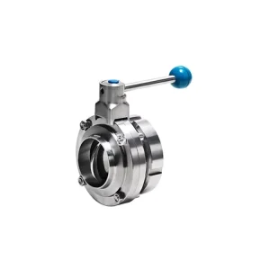 Stainless Steel Manual Weld Butterfly Valve Pull Handle CE Certified Food Grade 1/2″-12 Port Size Made