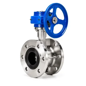 Stainless Steel Manual Worm Gear Flanged Center Line Butterfly Valve for Oil Gas Fire Fighting Pharmaceutical Pipeline OEM
