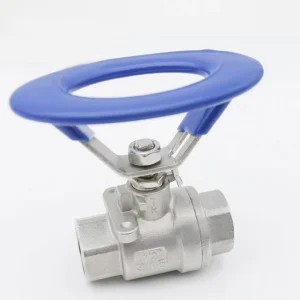 Stainless Steel Oval Two-piece Three-piece Ball Valve Oval Ball Valve Round Handle