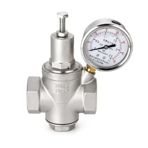 Stainless Steel PRV Pressure Reducing Valve DN15-DN50 SS316 Female Thread Food Grade Beverage Sanitary Water FDA CE ISO