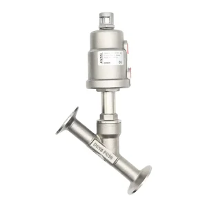 Stainless Steel Pneumatic Angle Seat Valve 304 Threaded Plastic Head High Temperature Steam Water Valve Pneumatic Angle Valve