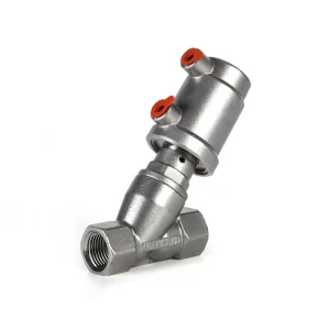 Stainless Steel Pneumatic Angle Seat Valve DN15 High Temperature Steam Stop Valve for Liquid Filling Machine Parts