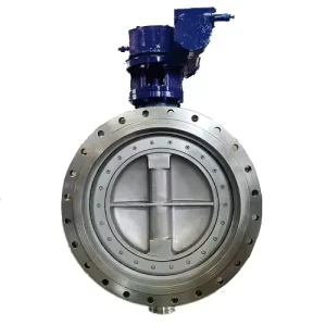 Stainless Steel Pneumatic Double Offset Butterfly Valve for Water Media