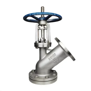 Stainless Steel Pneumatic Manual Shutoff Y Type Lined Tank Bottom Flush Valve