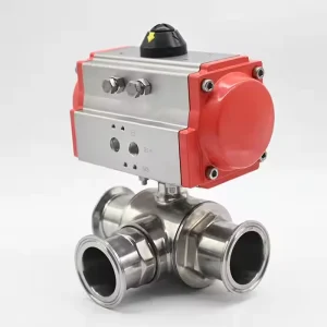 Stainless Steel Pneumatic Sanitary Ball Valve