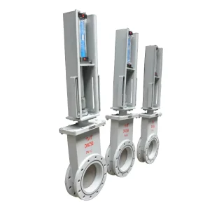 Stainless Steel Pneumatic air Operated 250mm Slide Gate Valves