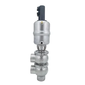 Stainless Steel SS304 Sanitary Hygienic 21 Model LL Pneumatic Diverter Valve