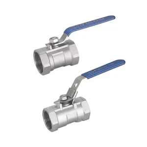 Stainless Steel SS304 Water Gas Manual Control DN80 1pc Type Screw Metal Medium Pressure Standard Pipe Ball Valve